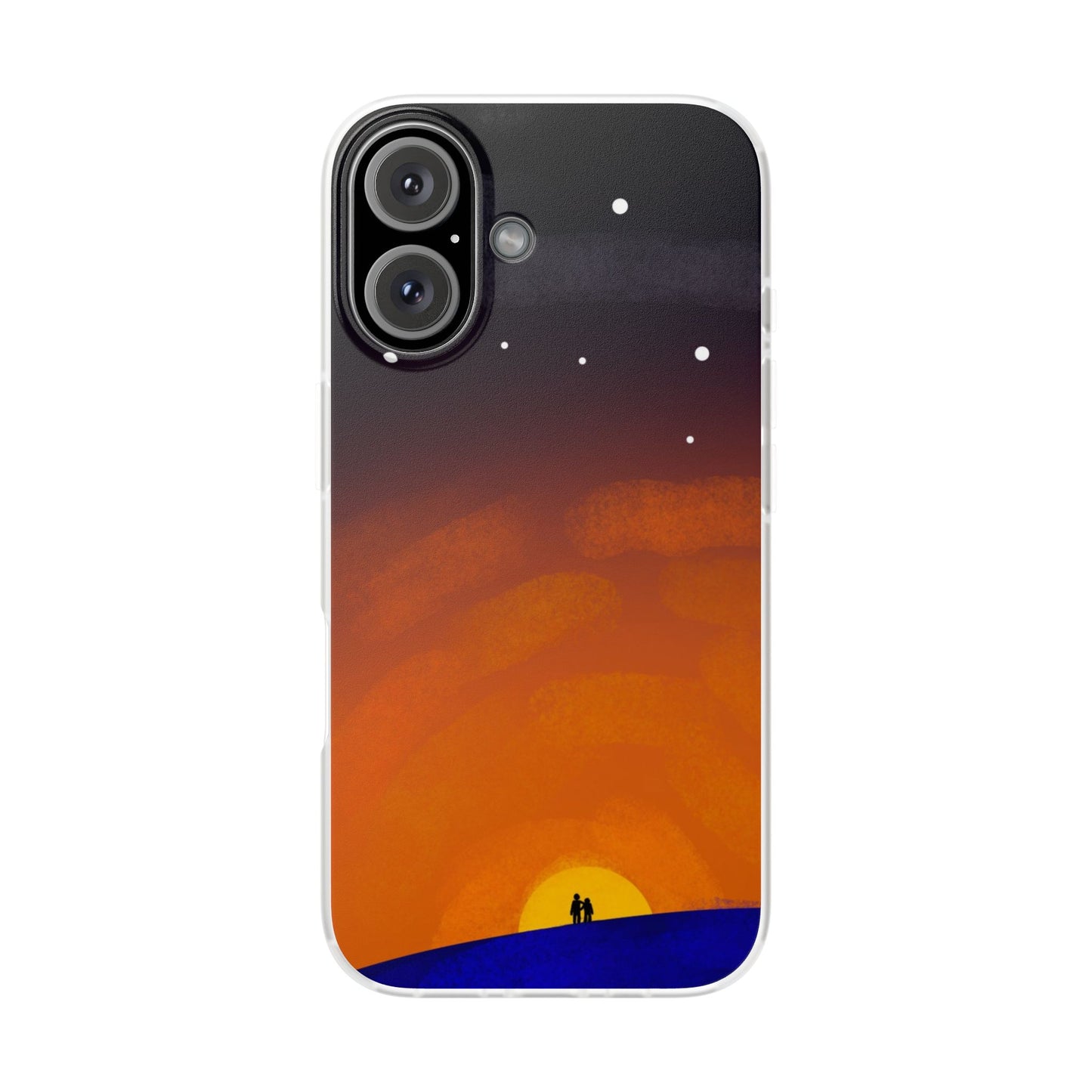 Romantic Sunset Flexi Case - Perfect Gift for Couples