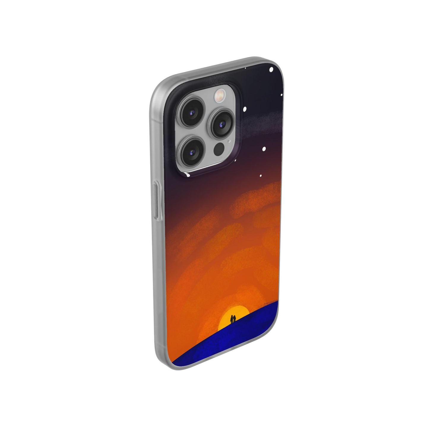 Romantic Sunset Flexi Case - Perfect Gift for Couples