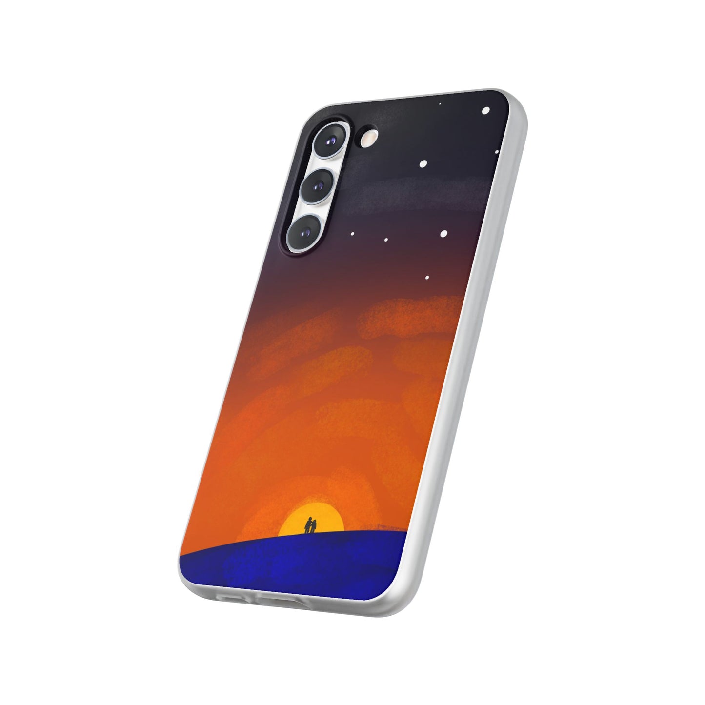 Romantic Sunset Flexi Case - Perfect Gift for Couples
