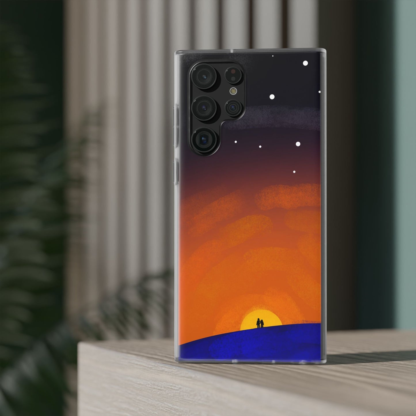 Romantic Sunset Flexi Case - Perfect Gift for Couples
