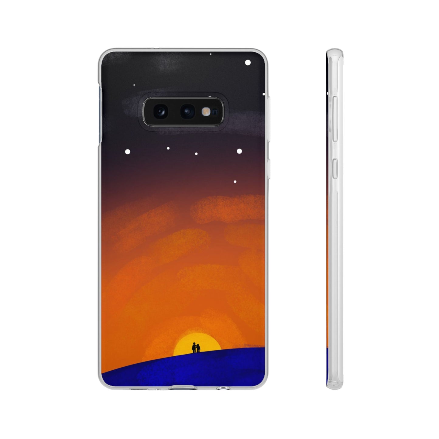 Romantic Sunset Flexi Case - Perfect Gift for Couples