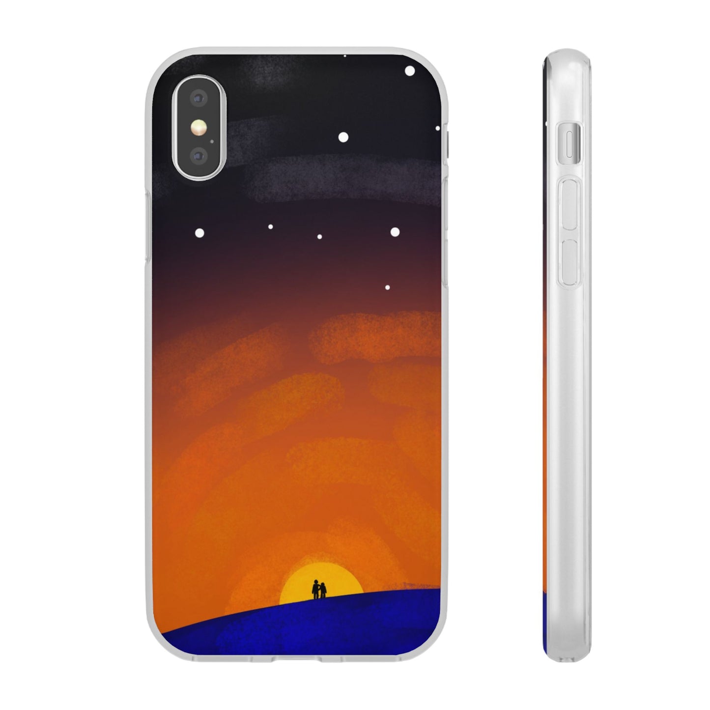 Romantic Sunset Flexi Case - Perfect Gift for Couples