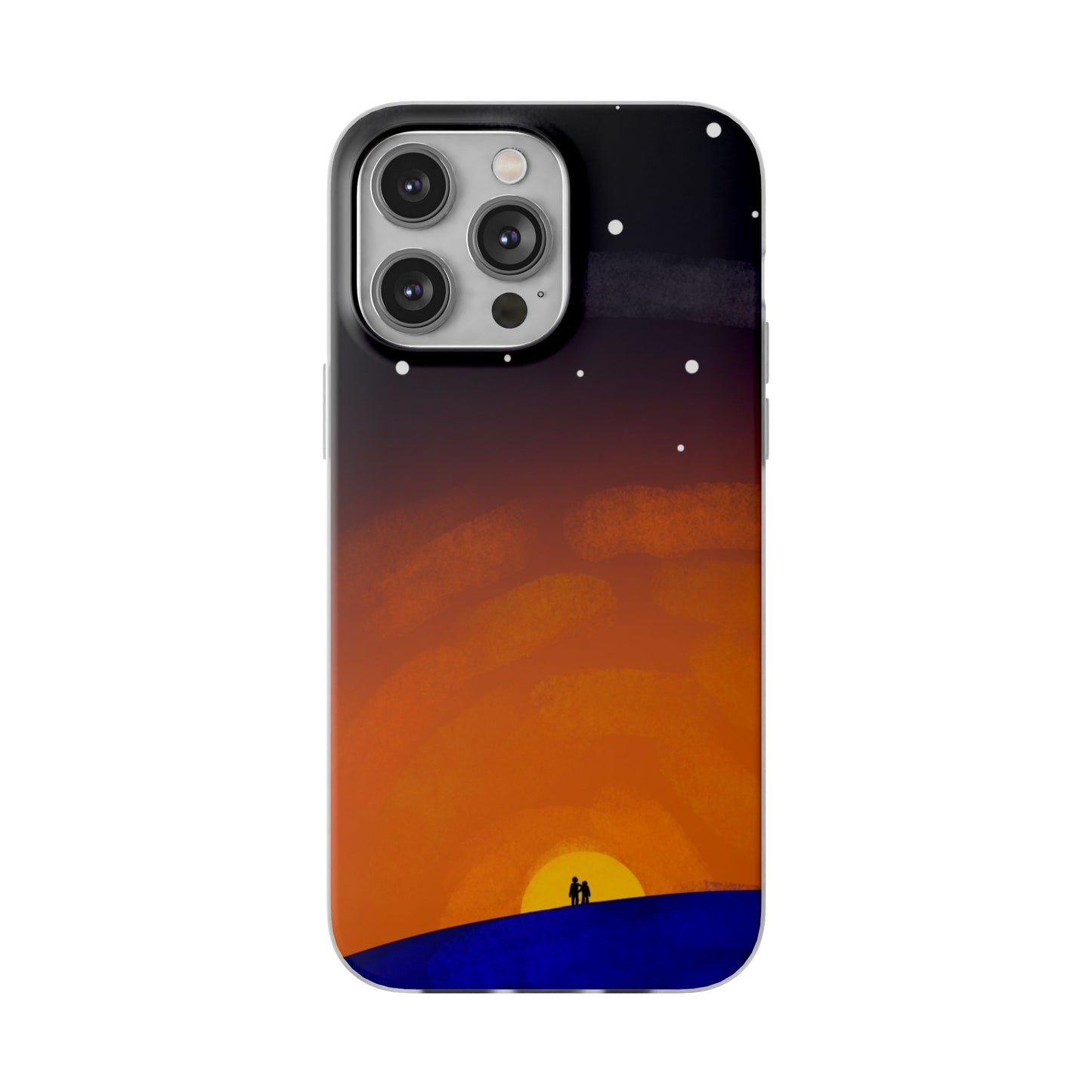 Romantic Sunset Flexi Case - Perfect Gift for Couples