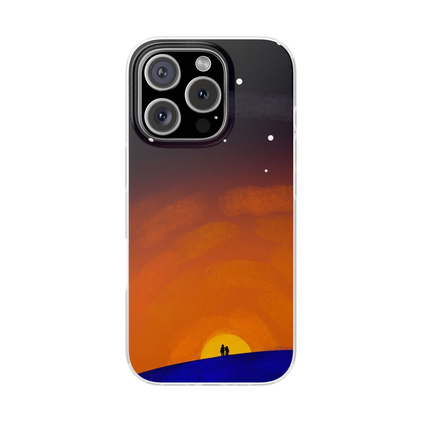 Romantic Sunset Flexi Case - Perfect Gift for Couples