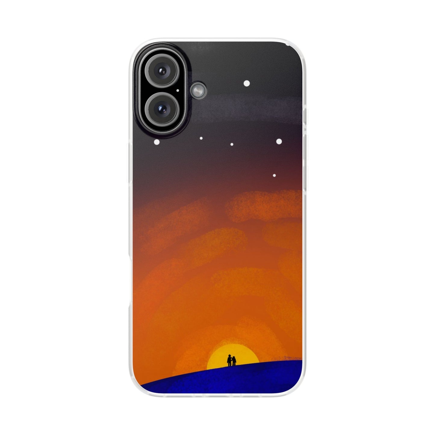 Romantic Sunset Flexi Case - Perfect Gift for Couples