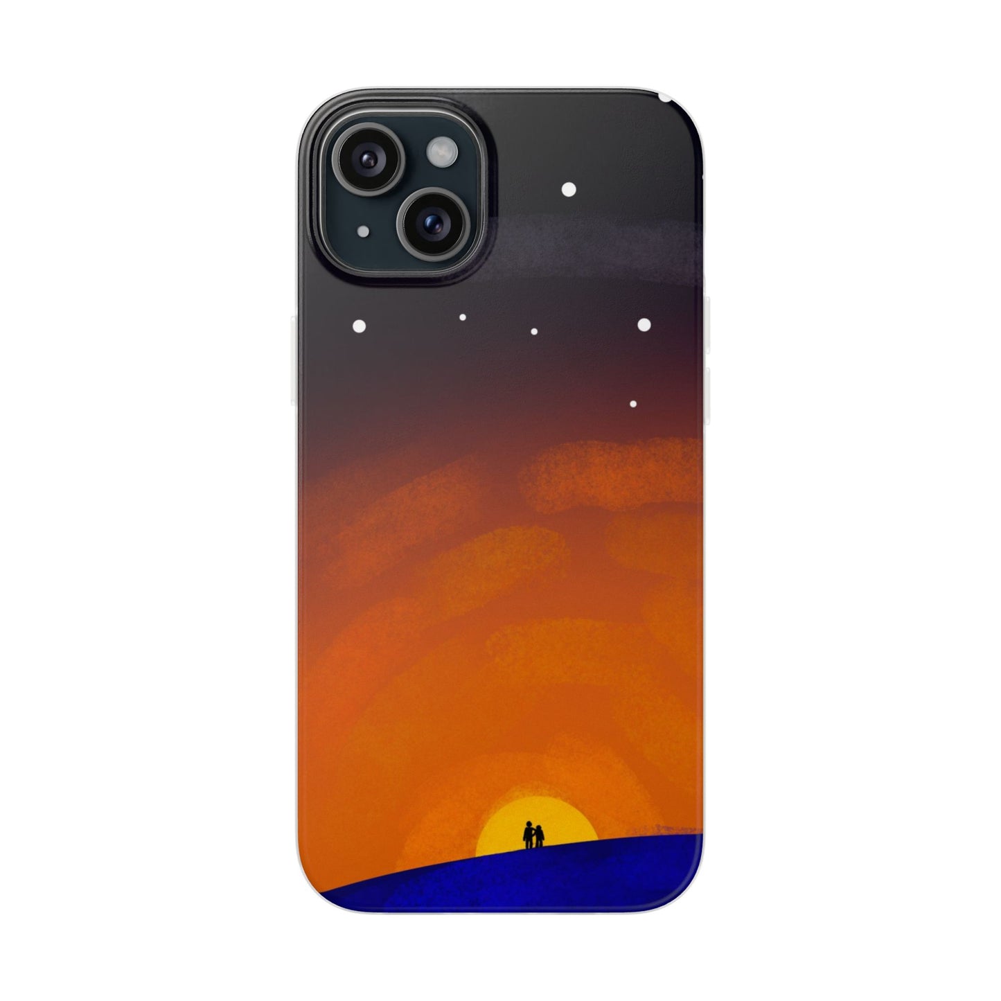 Romantic Sunset Flexi Case - Perfect Gift for Couples
