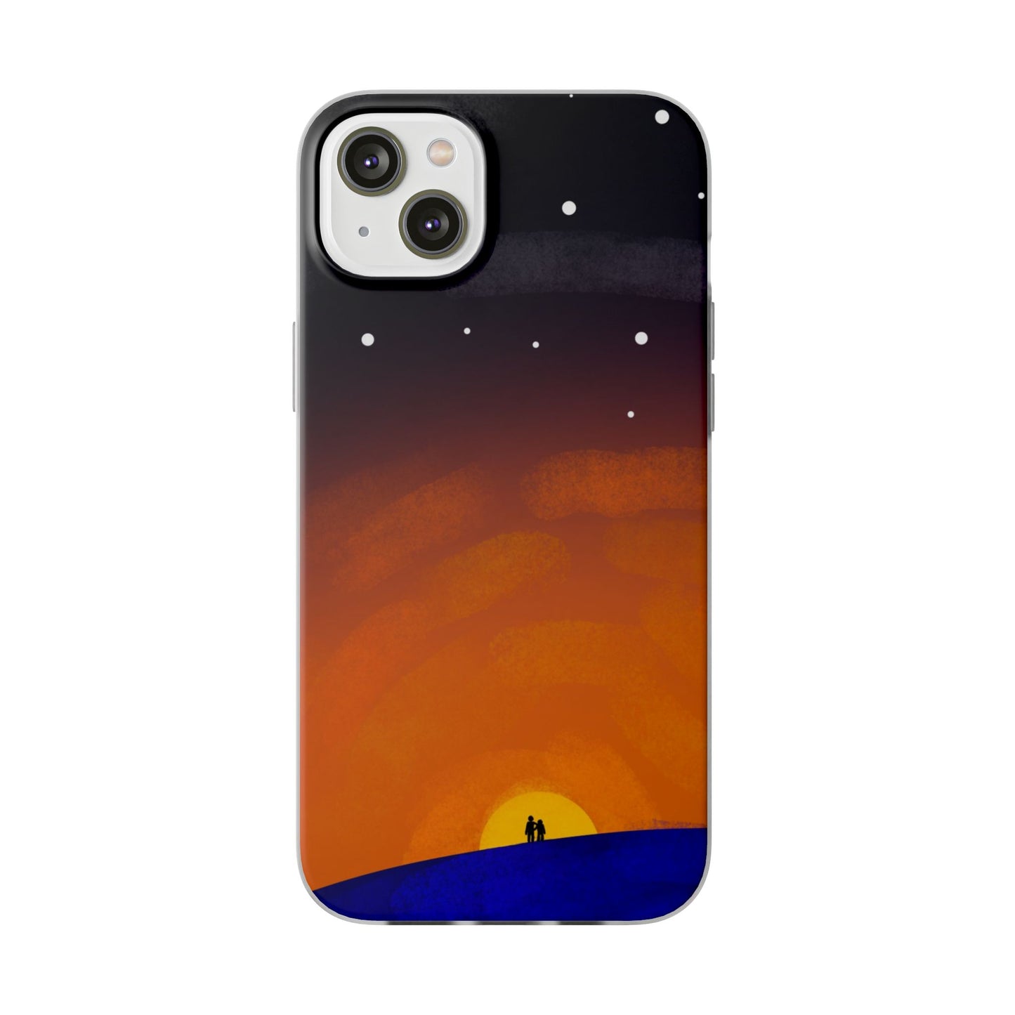 Romantic Sunset Flexi Case - Perfect Gift for Couples