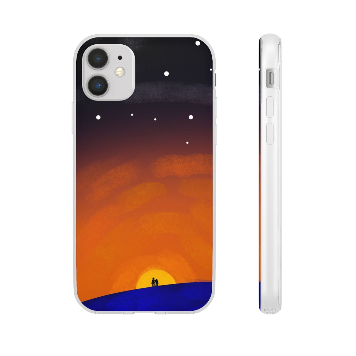 Romantic Sunset Flexi Case - Perfect Gift for Couples