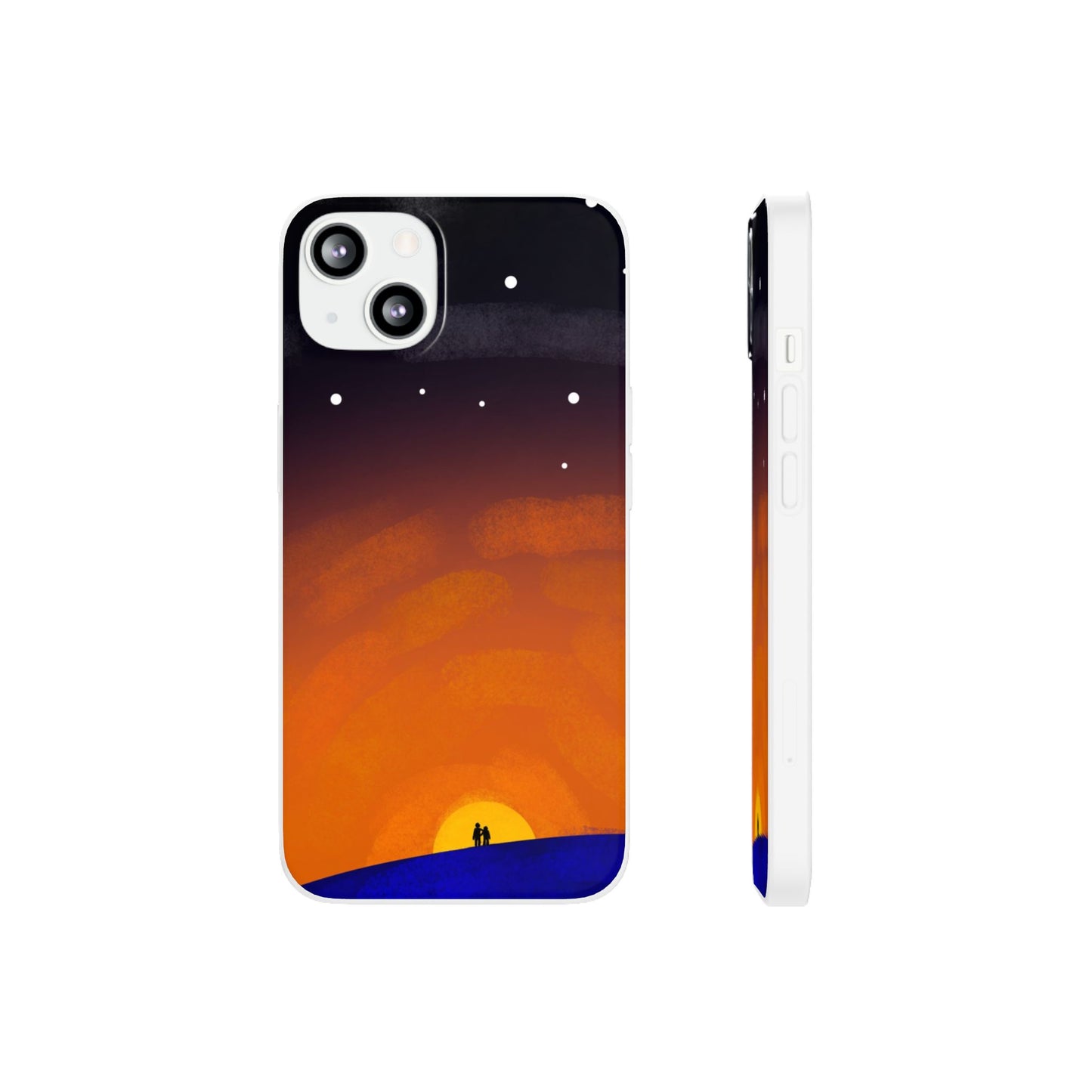 Romantic Sunset Flexi Case - Perfect Gift for Couples
