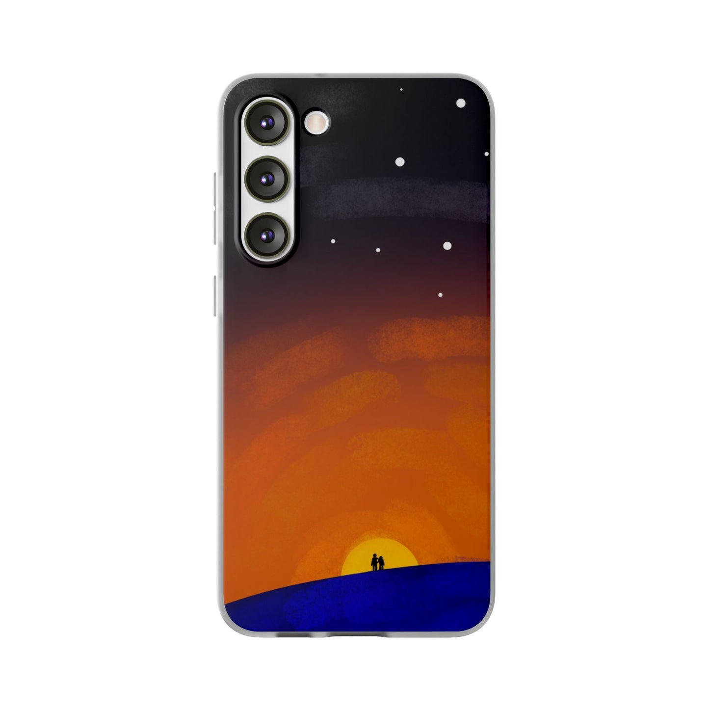 Romantic Sunset Flexi Case - Perfect Gift for Couples