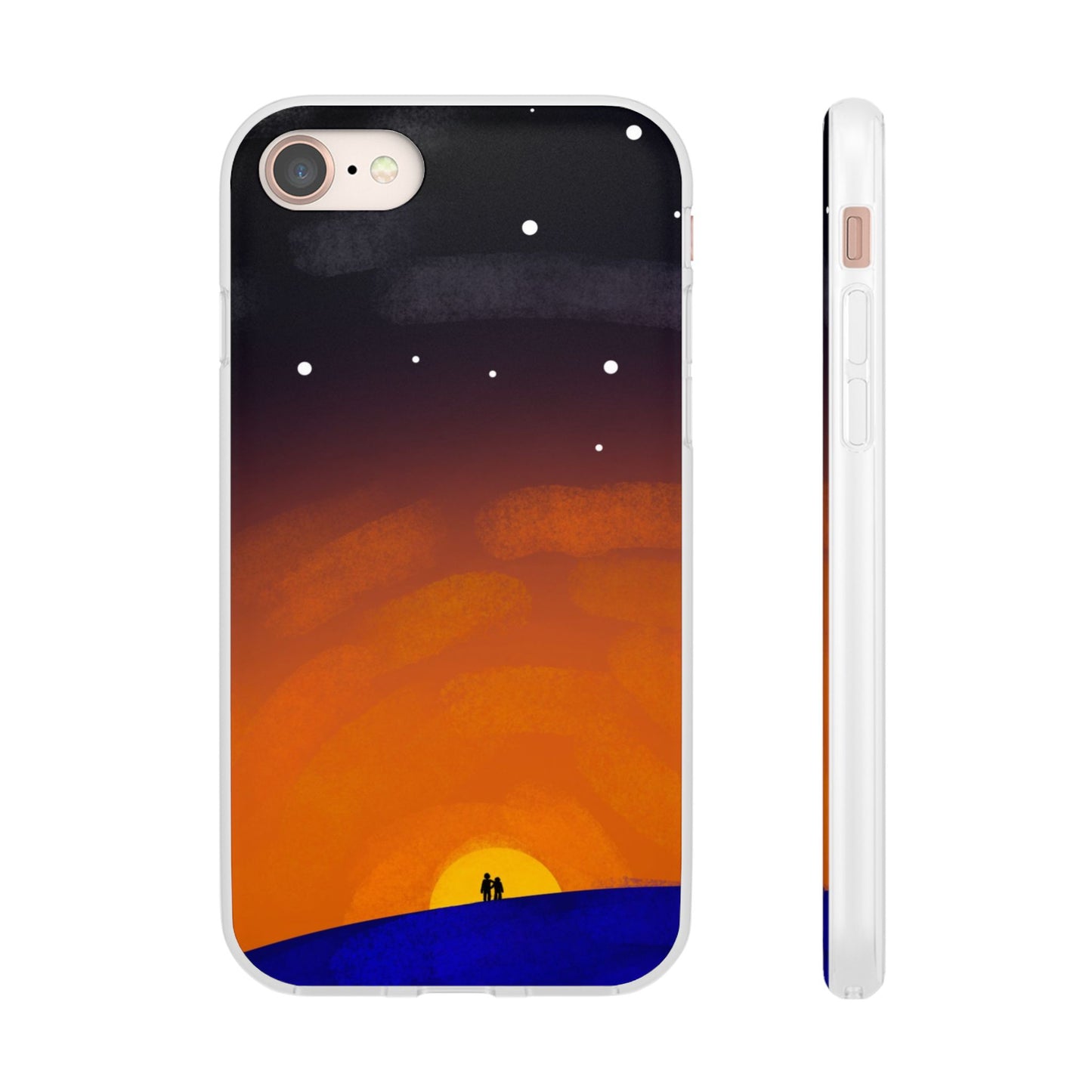 Romantic Sunset Flexi Case - Perfect Gift for Couples