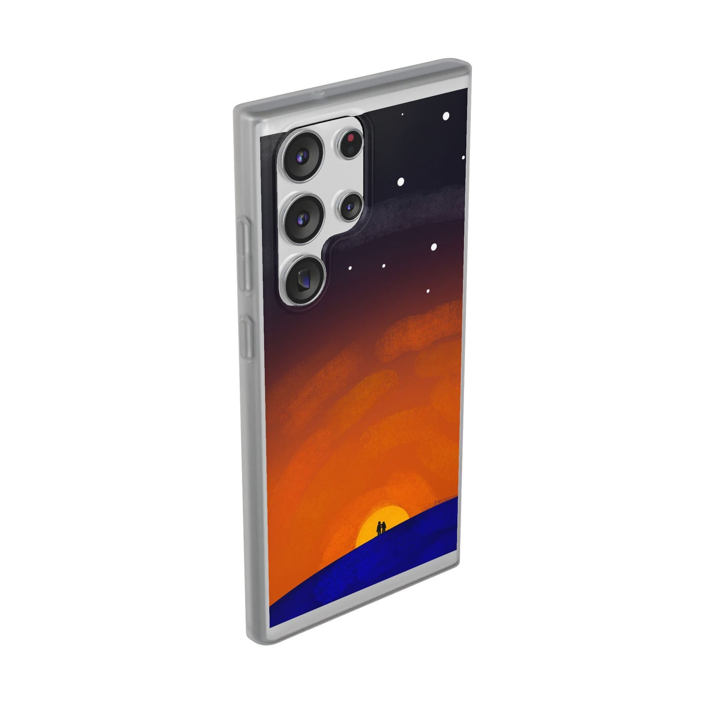 Romantic Sunset Flexi Case - Perfect Gift for Couples