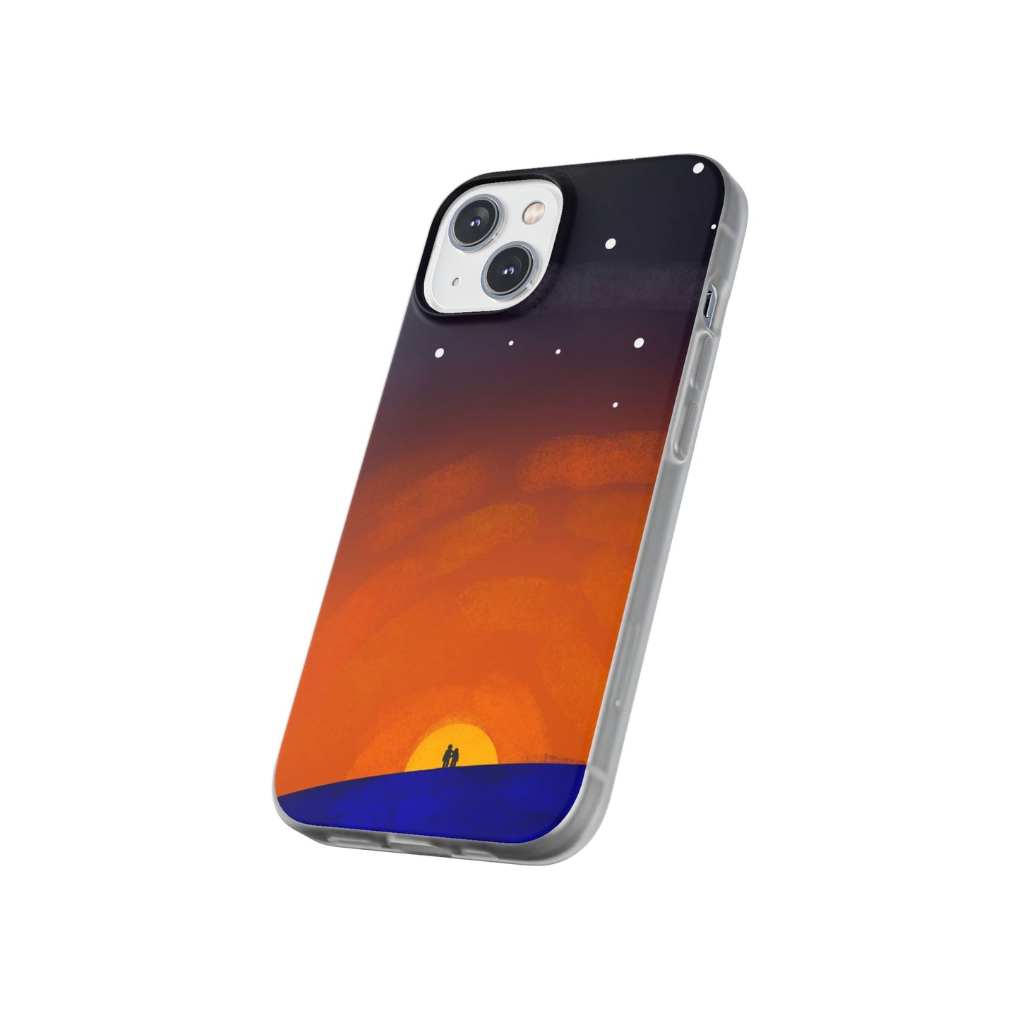 Romantic Sunset Flexi Case - Perfect Gift for Couples