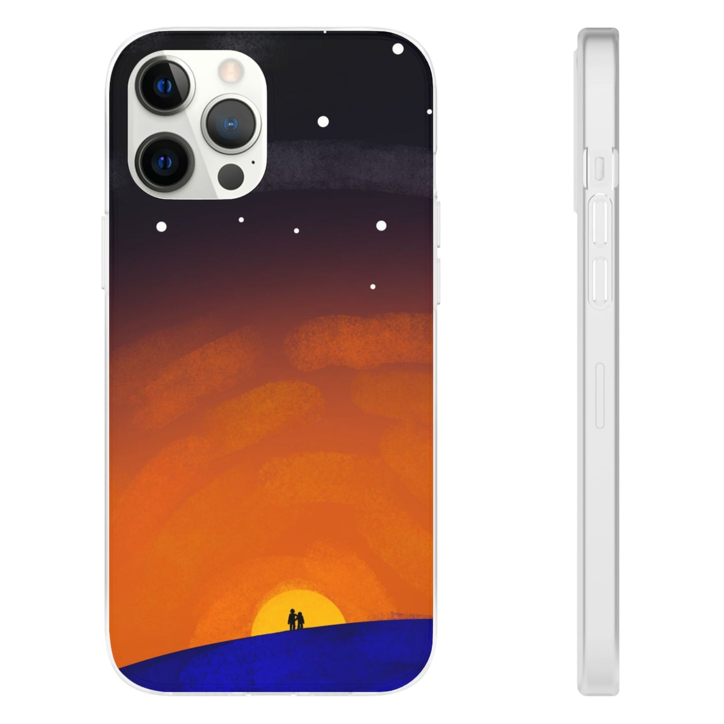 Romantic Sunset Flexi Case - Perfect Gift for Couples