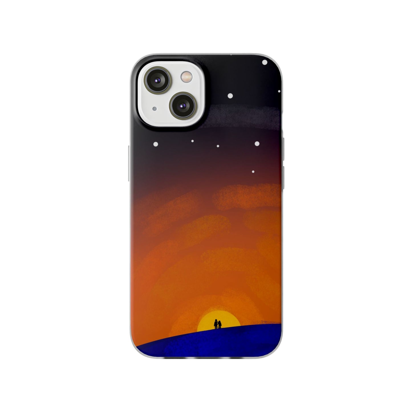 Romantic Sunset Flexi Case - Perfect Gift for Couples