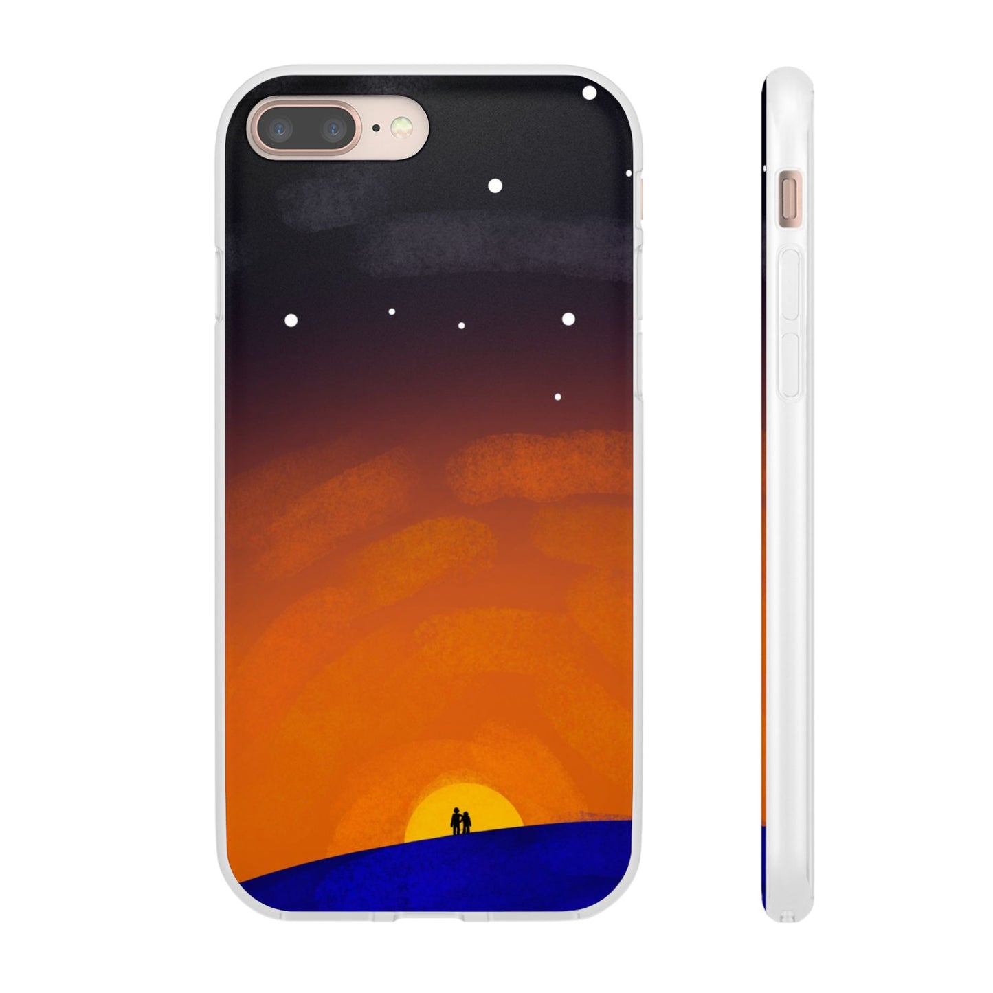 Romantic Sunset Flexi Case - Perfect Gift for Couples