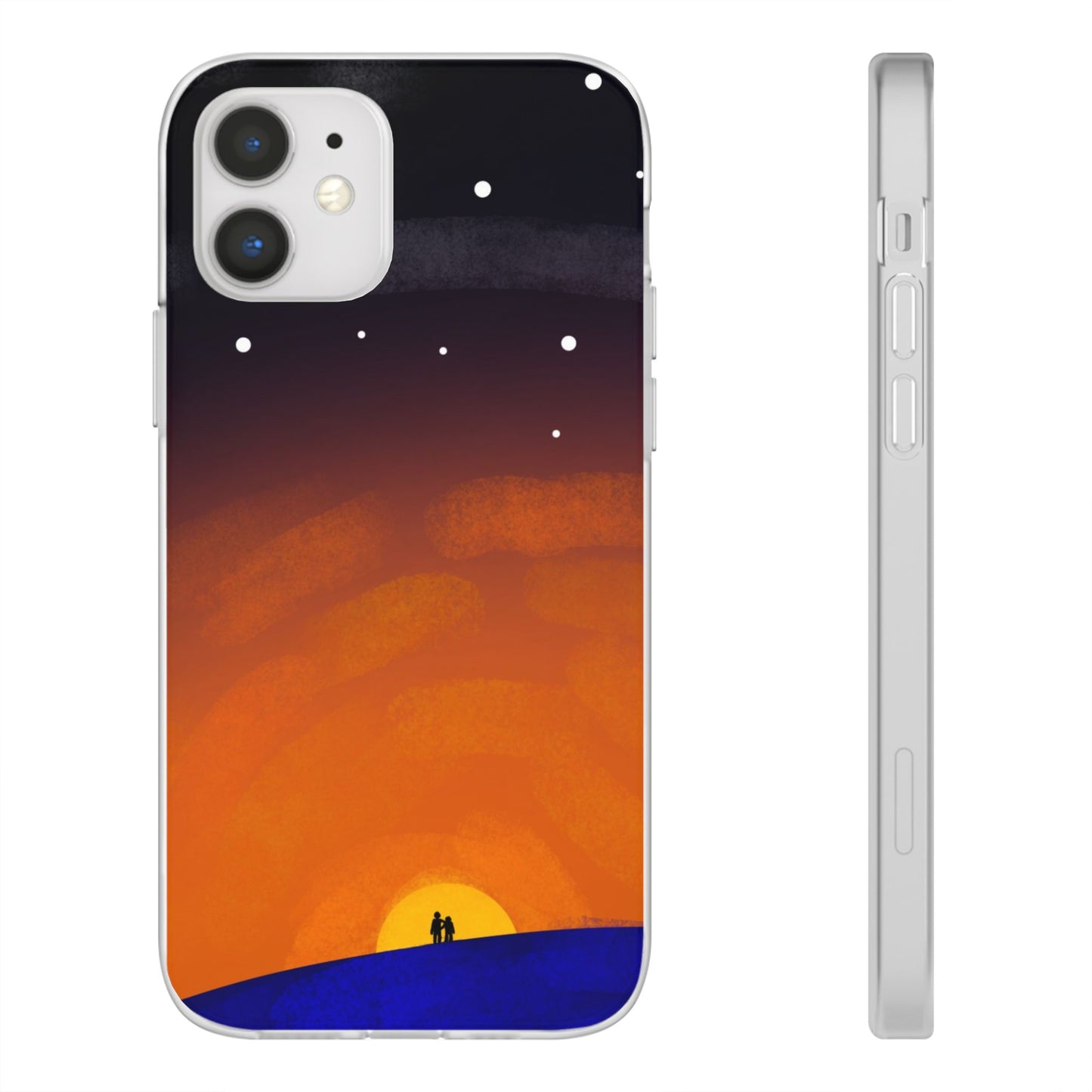 Romantic Sunset Flexi Case - Perfect Gift for Couples