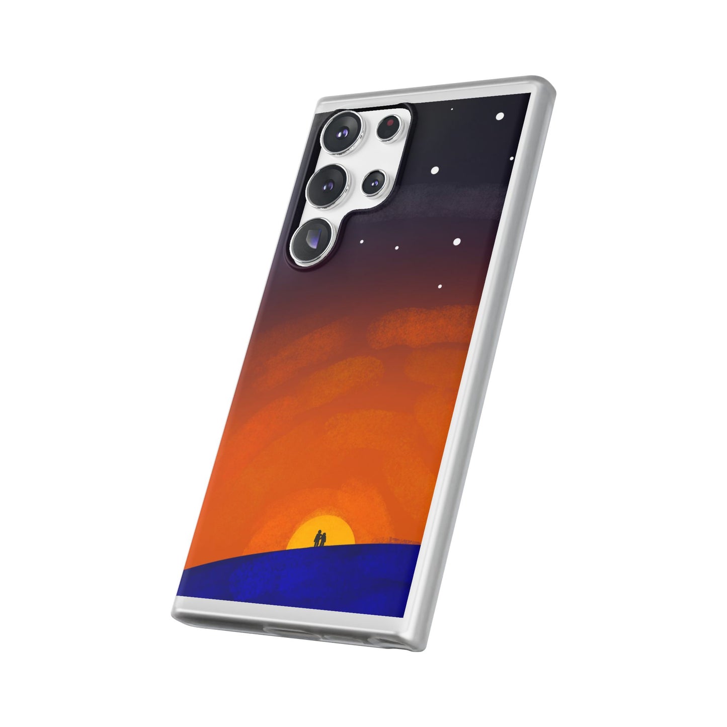 Romantic Sunset Flexi Case - Perfect Gift for Couples