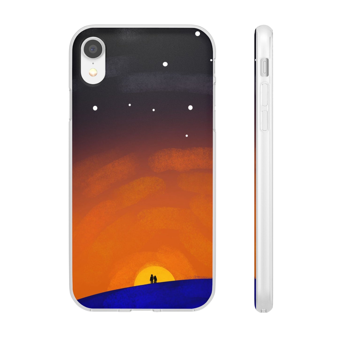 Romantic Sunset Flexi Case - Perfect Gift for Couples