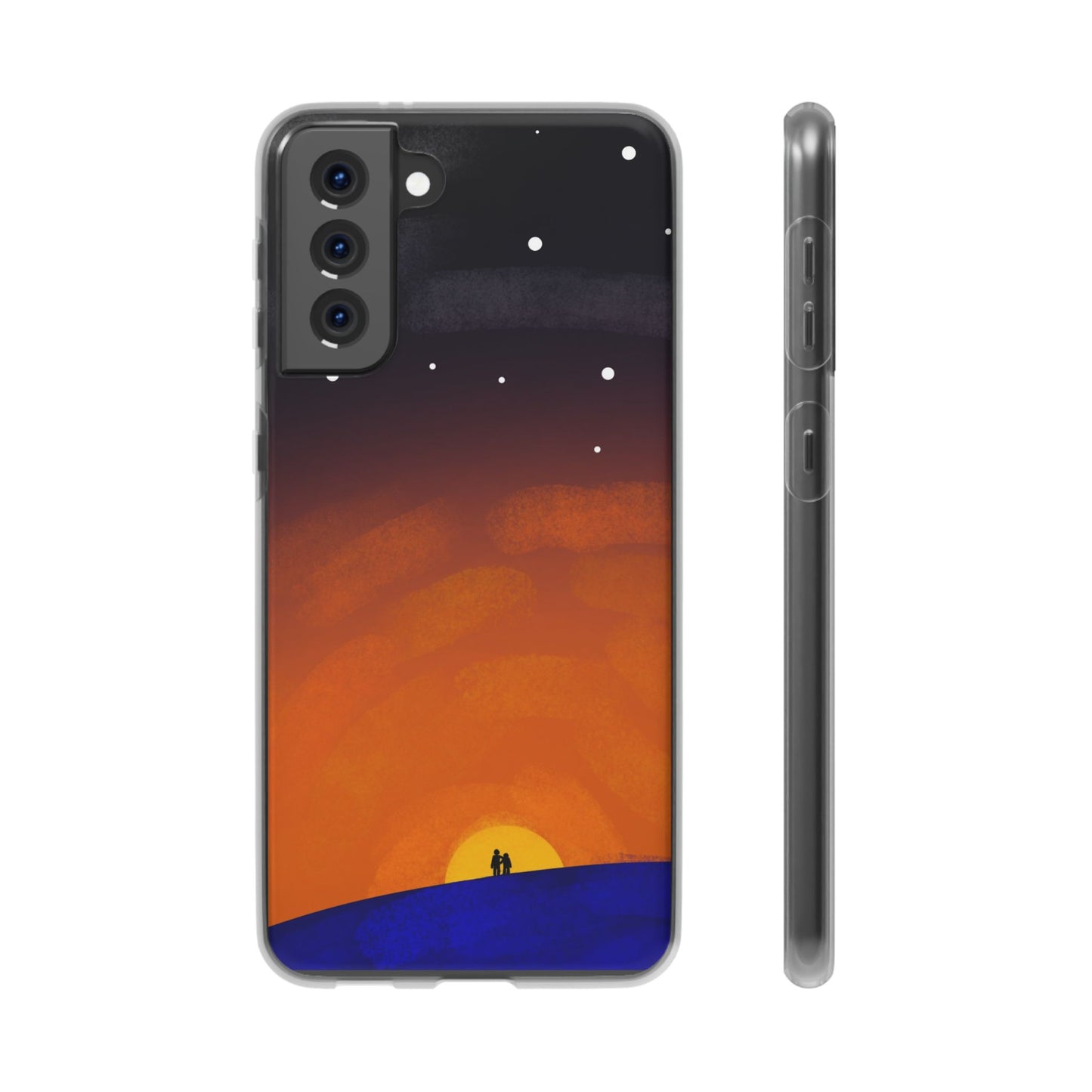 Romantic Sunset Flexi Case - Perfect Gift for Couples