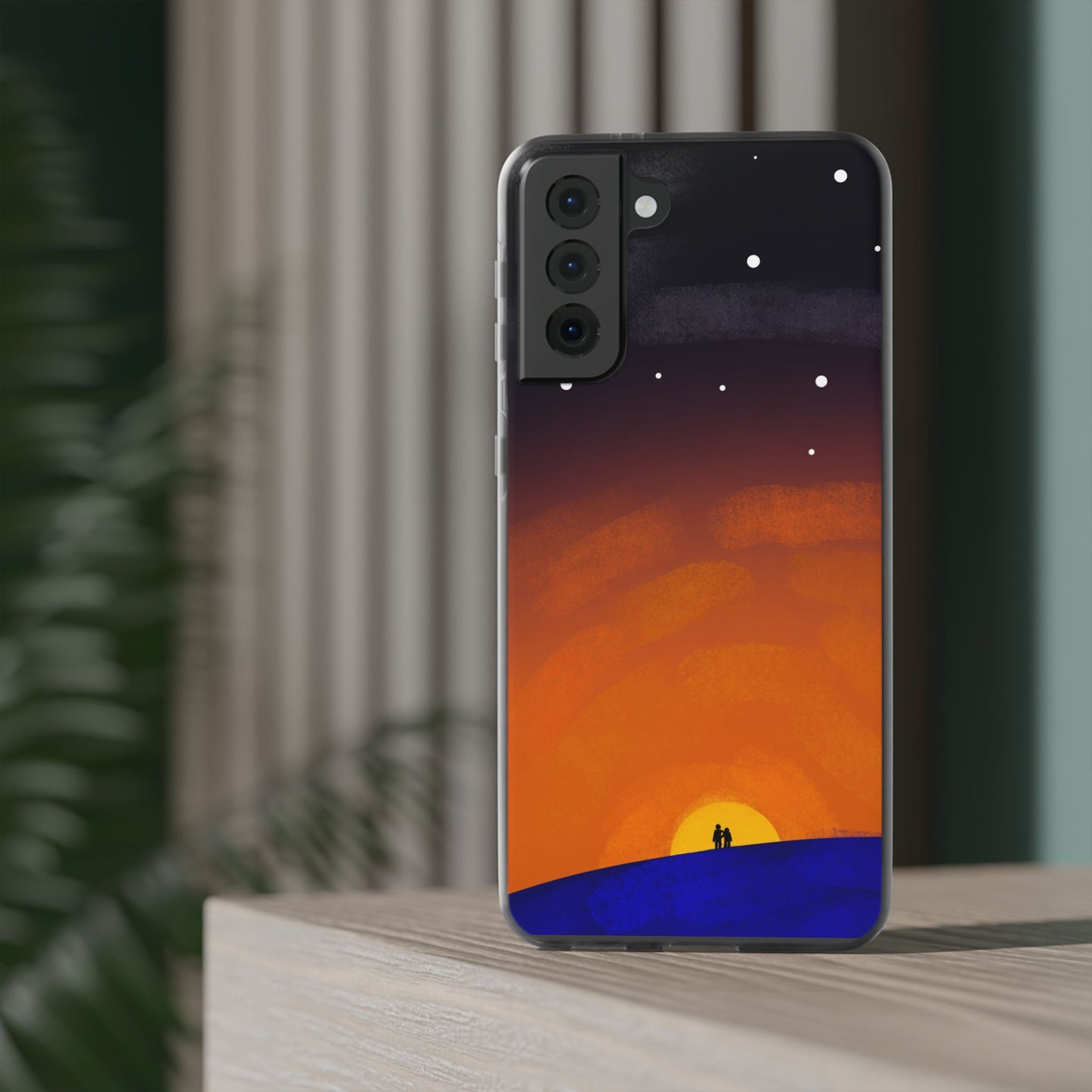 Romantic Sunset Flexi Case - Perfect Gift for Couples