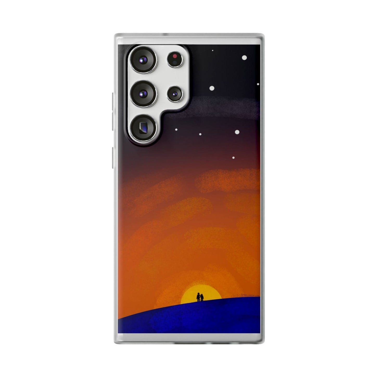 Romantic Sunset Flexi Case - Perfect Gift for Couples