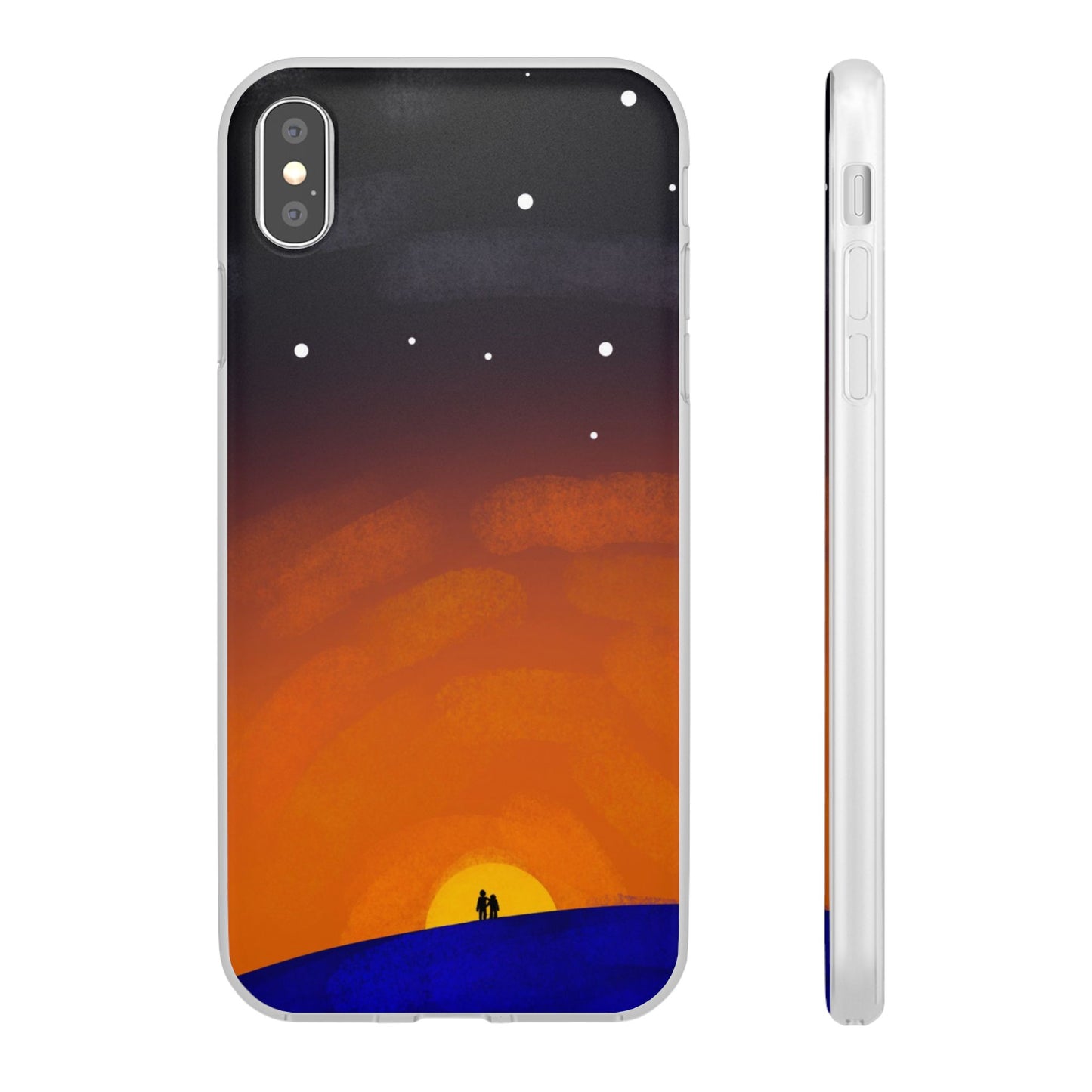 Romantic Sunset Flexi Case - Perfect Gift for Couples