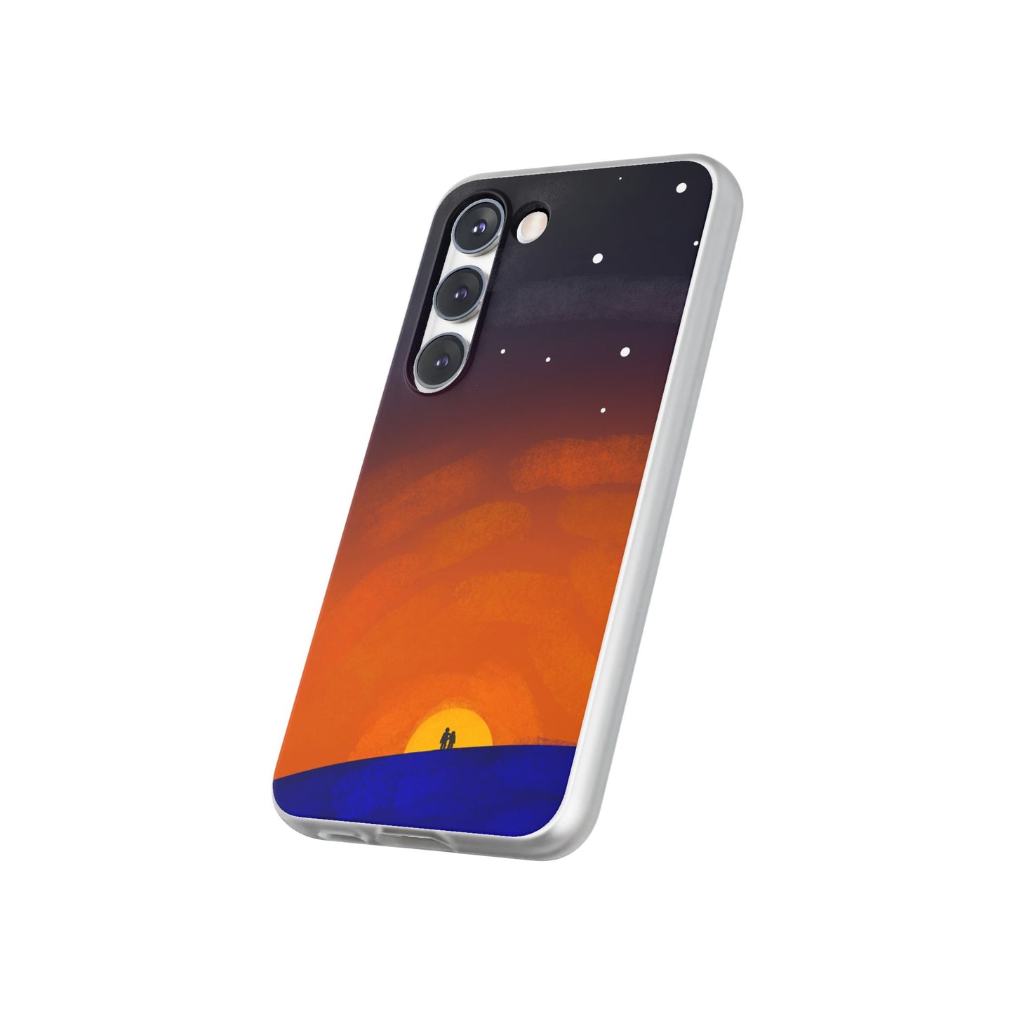 Romantic Sunset Flexi Case - Perfect Gift for Couples