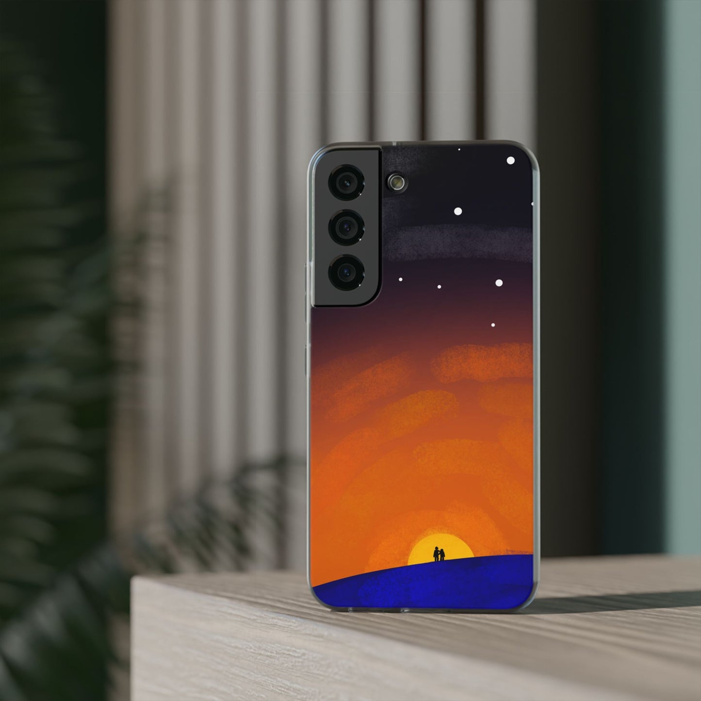 Romantic Sunset Flexi Case - Perfect Gift for Couples