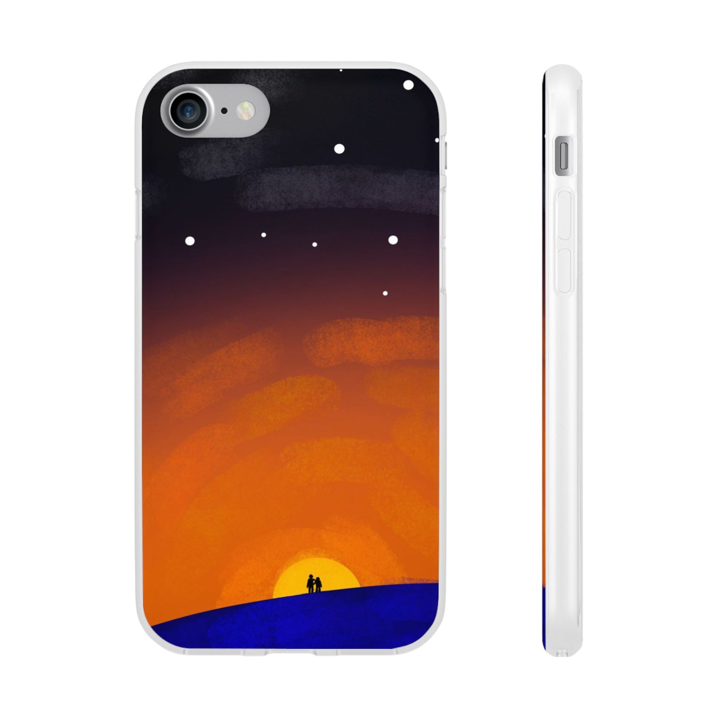 Romantic Sunset Flexi Case - Perfect Gift for Couples