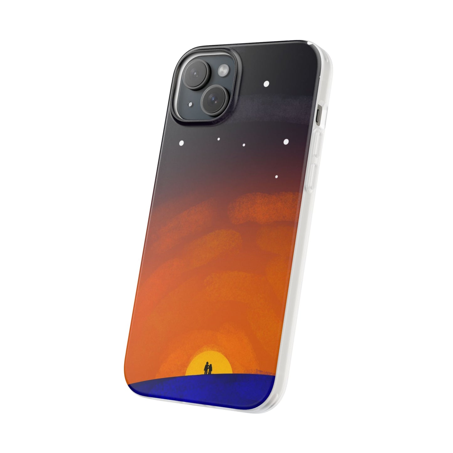 Romantic Sunset Flexi Case - Perfect Gift for Couples