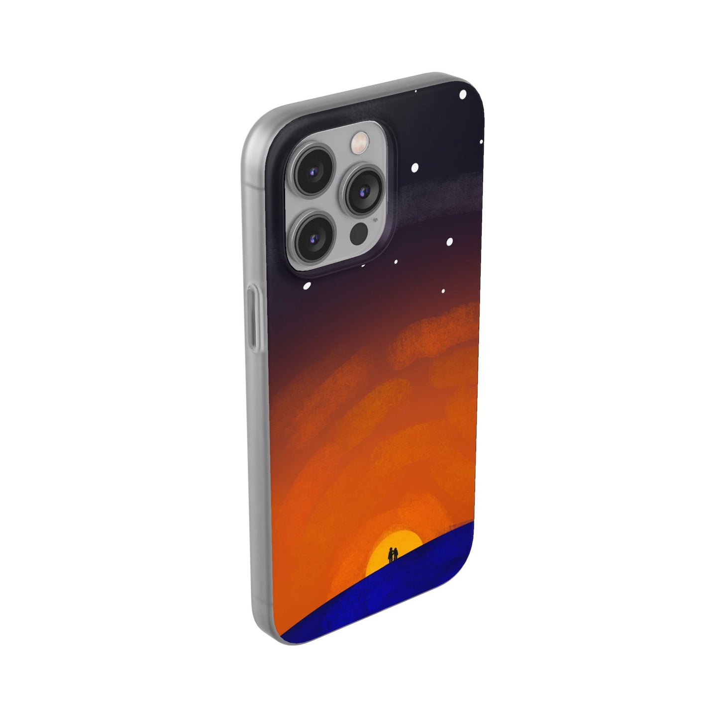 Romantic Sunset Flexi Case - Perfect Gift for Couples