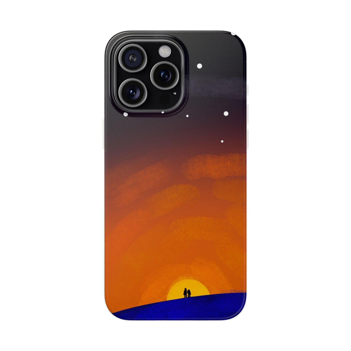 Romantic Sunset Flexi Case - Perfect Gift for Couples