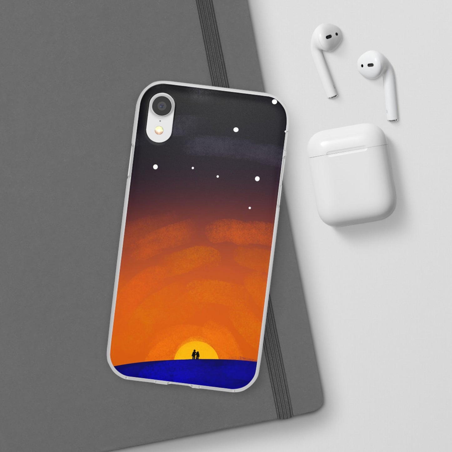 Romantic Sunset Flexi Case - Perfect Gift for Couples