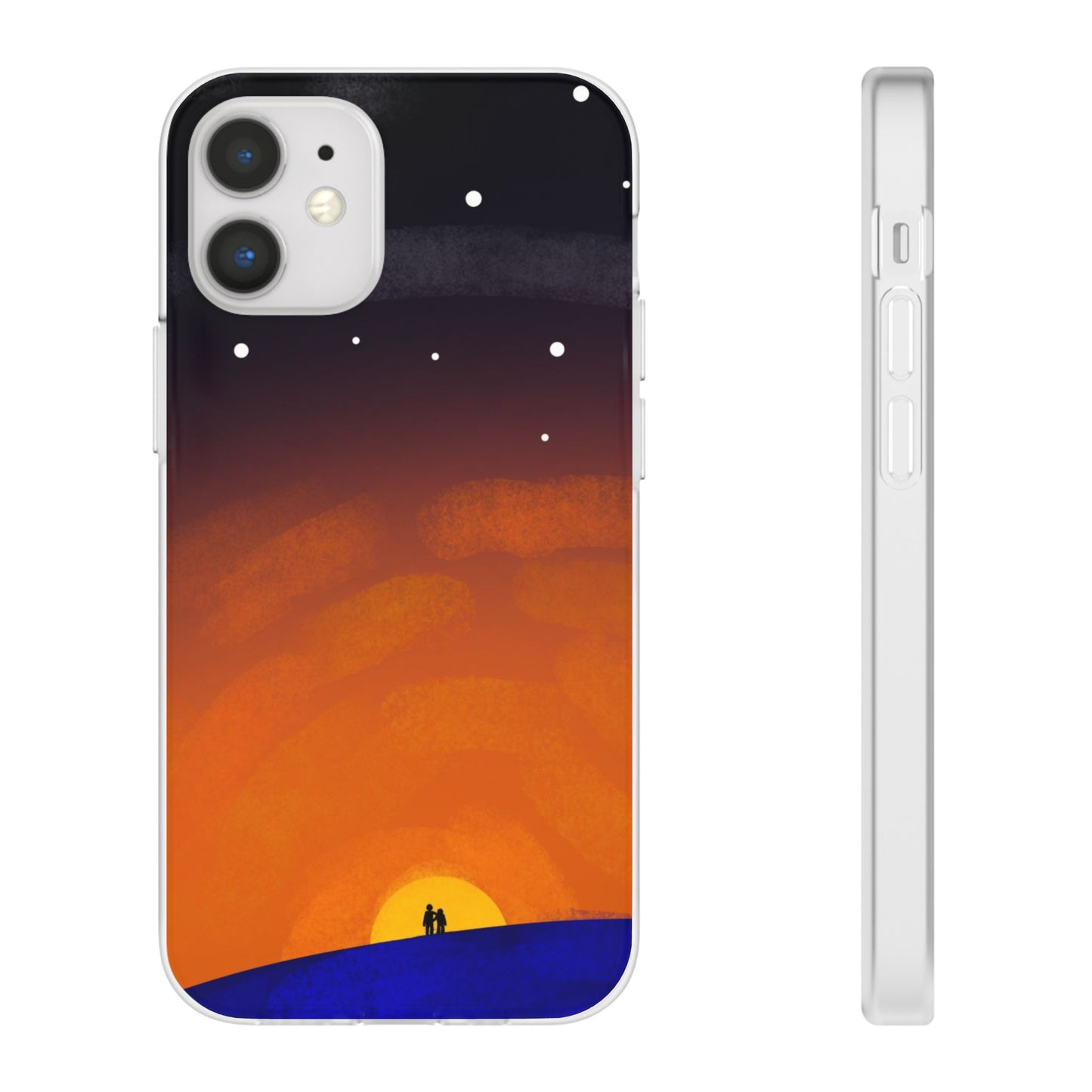 Romantic Sunset Flexi Case - Perfect Gift for Couples