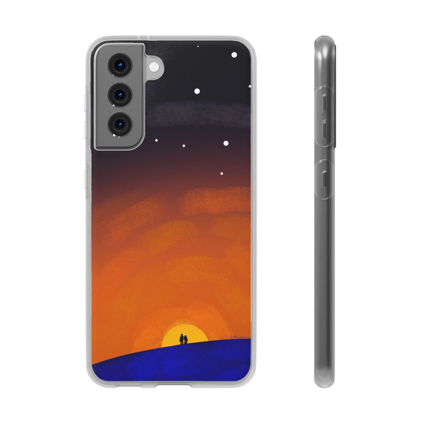 Romantic Sunset Flexi Case - Perfect Gift for Couples
