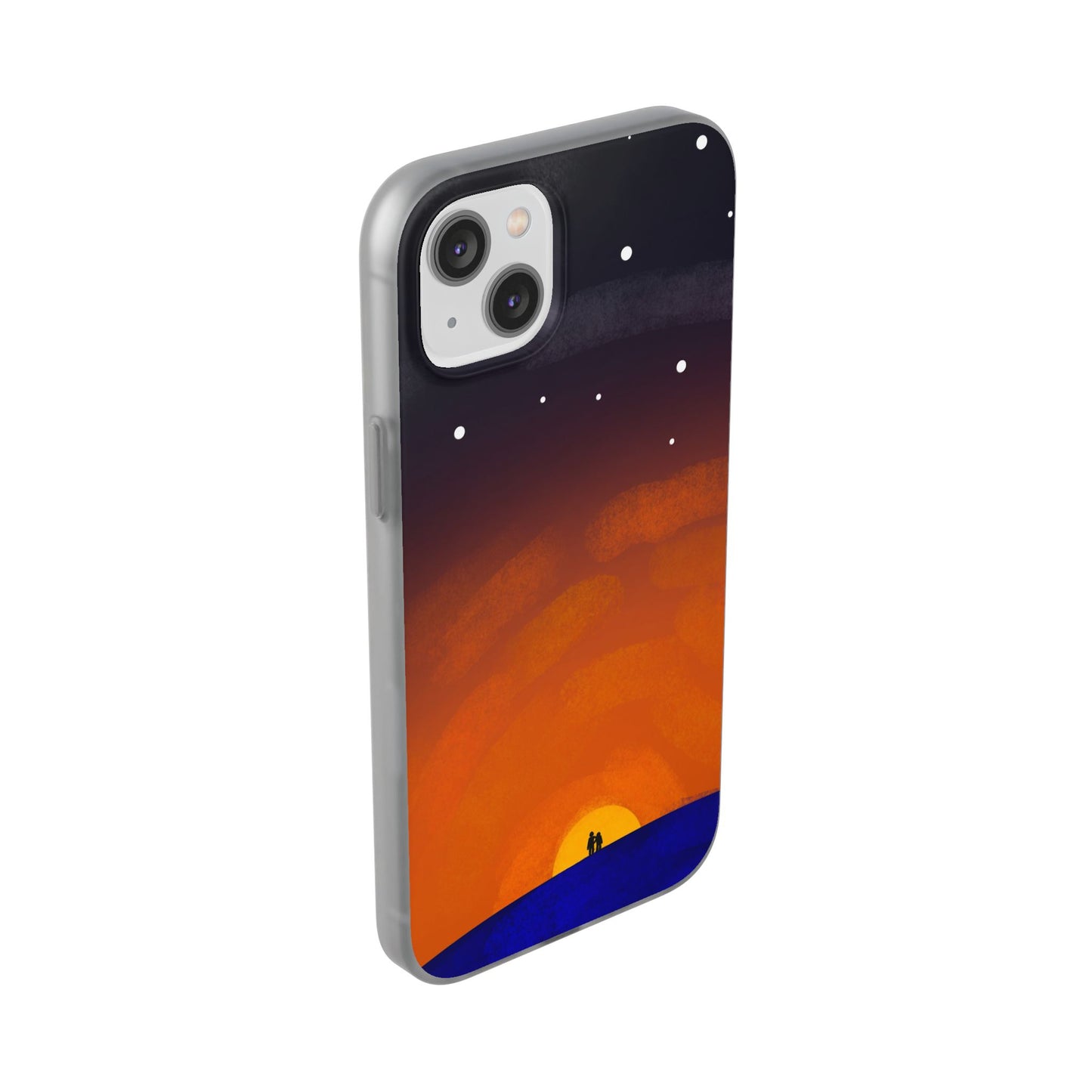 Romantic Sunset Flexi Case - Perfect Gift for Couples