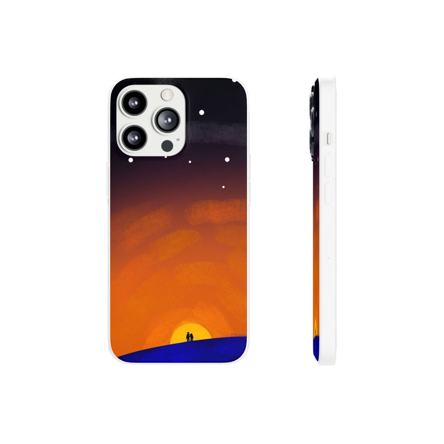 Romantic Sunset Flexi Case - Perfect Gift for Couples