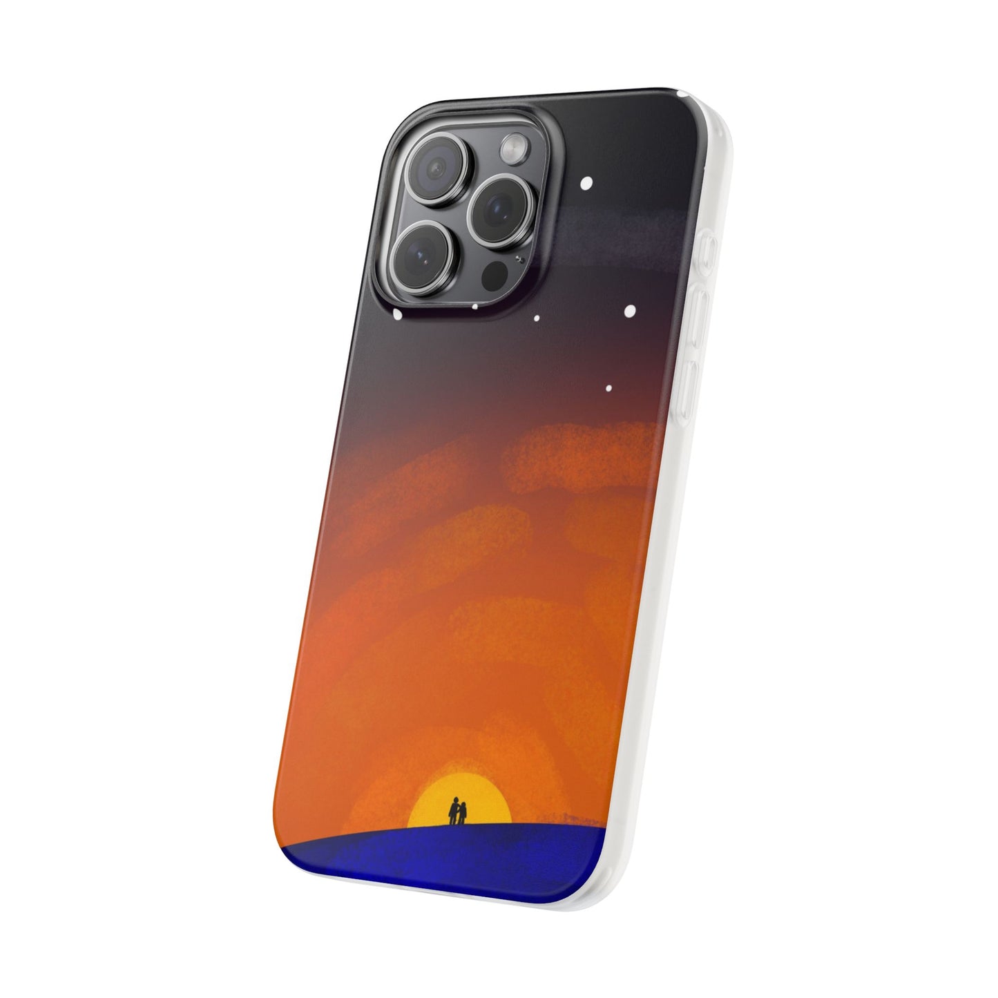 Romantic Sunset Flexi Case - Perfect Gift for Couples