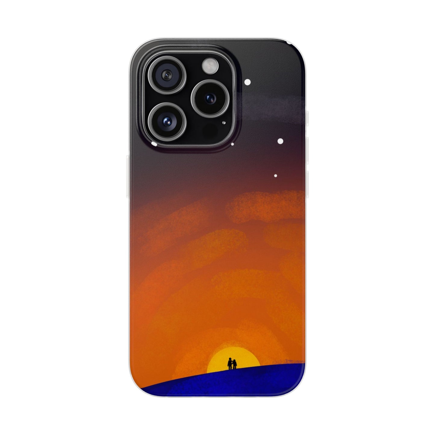 Romantic Sunset Flexi Case - Perfect Gift for Couples