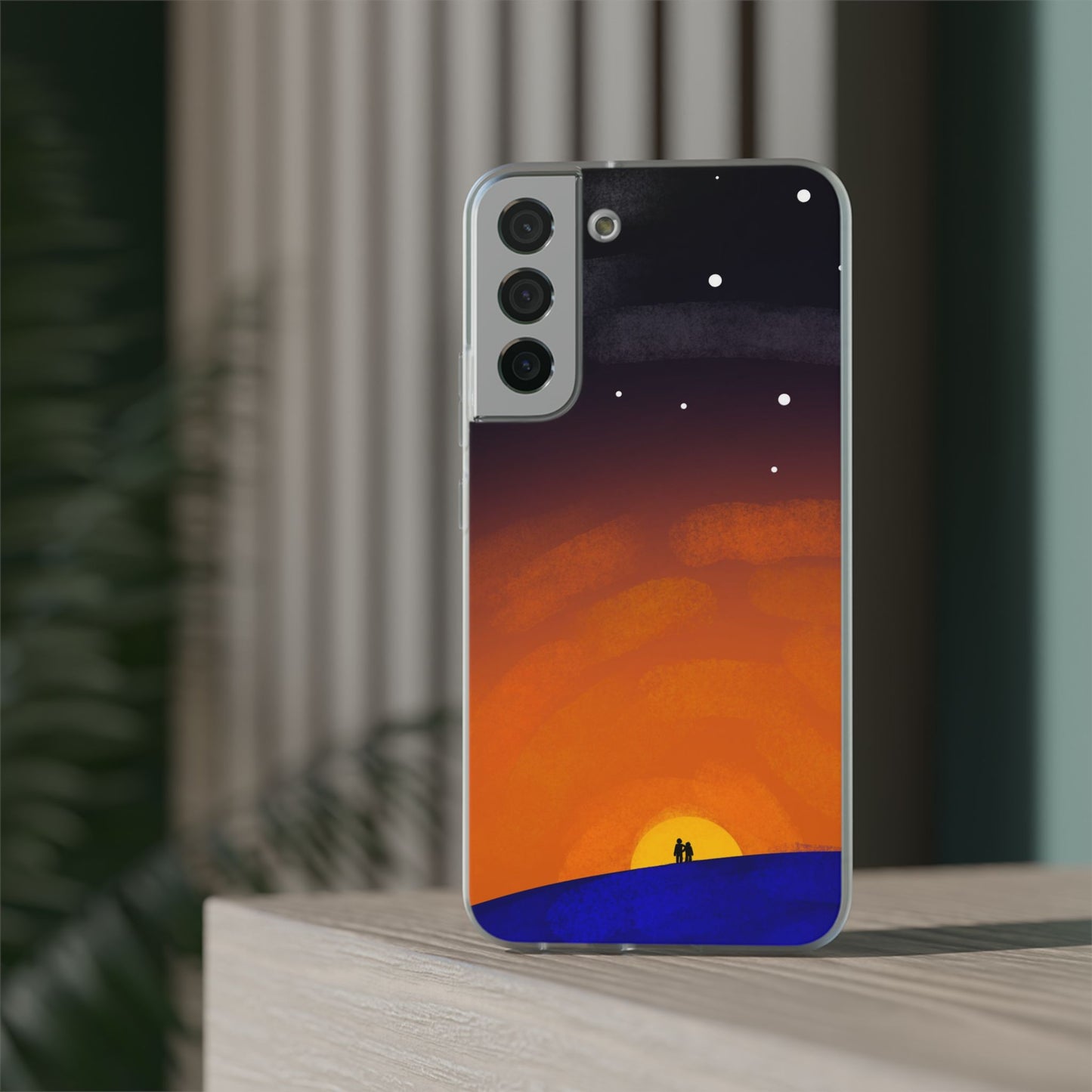 Romantic Sunset Flexi Case - Perfect Gift for Couples