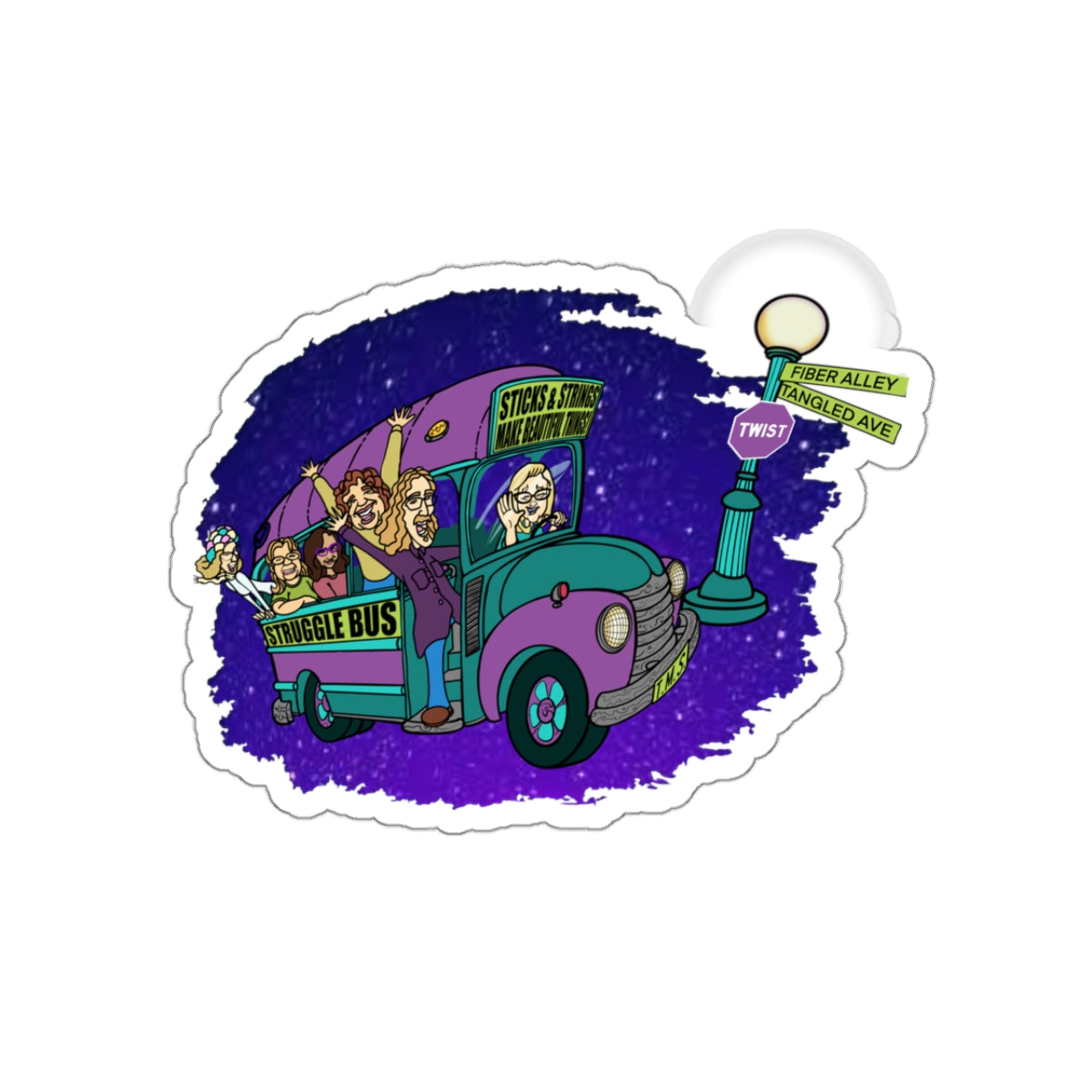 Magic Struggle Bus - Sticker