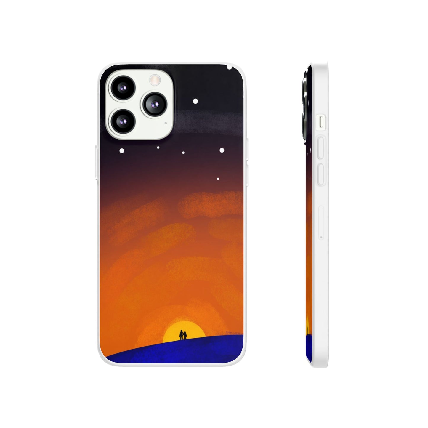 Romantic Sunset Flexi Case - Perfect Gift for Couples
