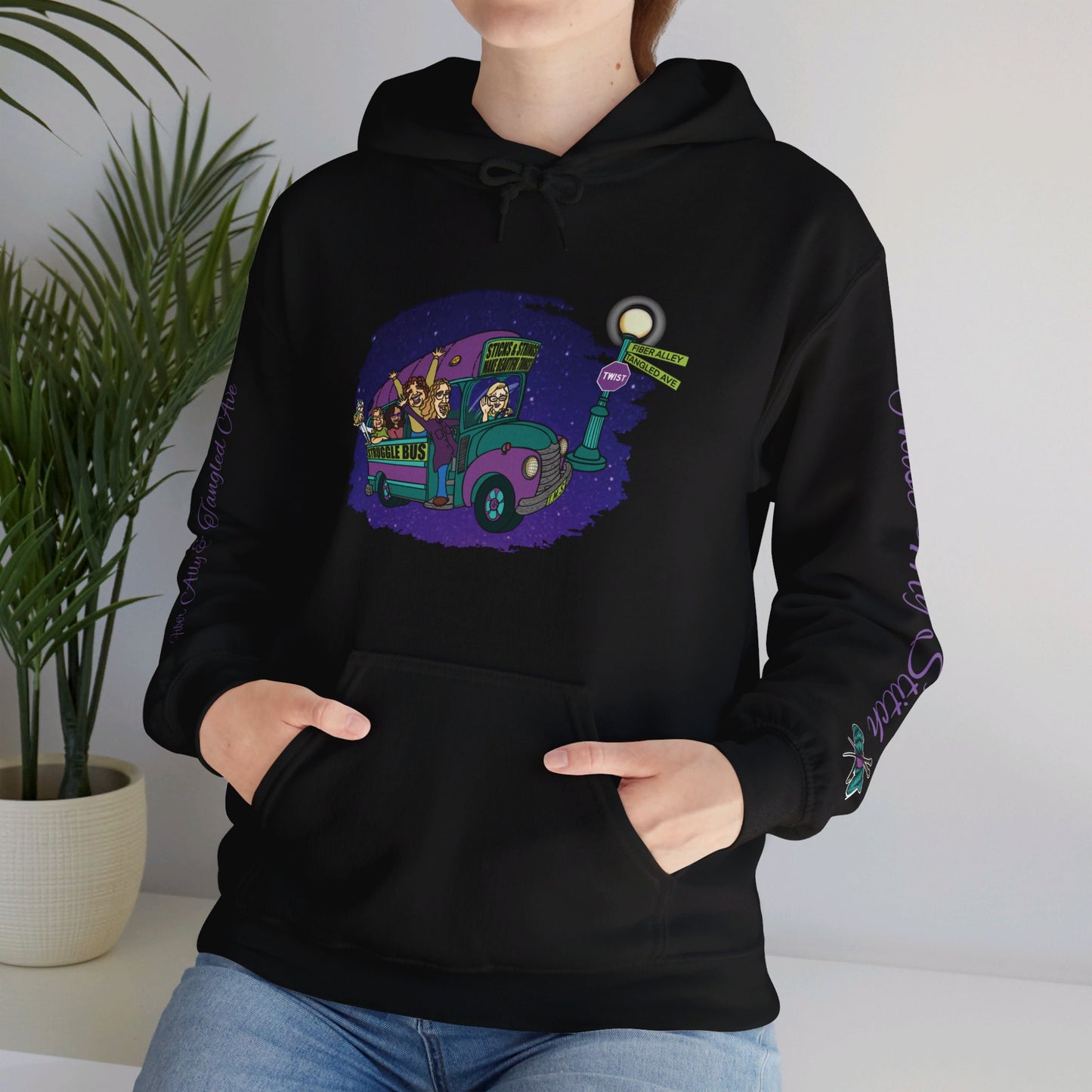 Magic Struggle Bus - Unisex Heavy Blend™ Hooded Sweatshirt