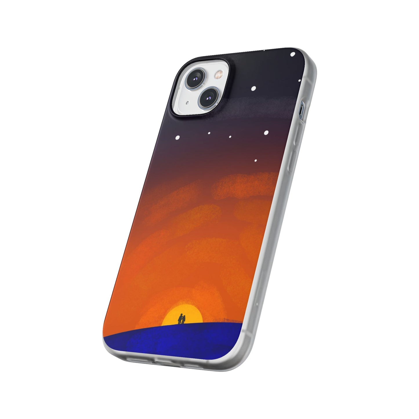 Romantic Sunset Flexi Case - Perfect Gift for Couples