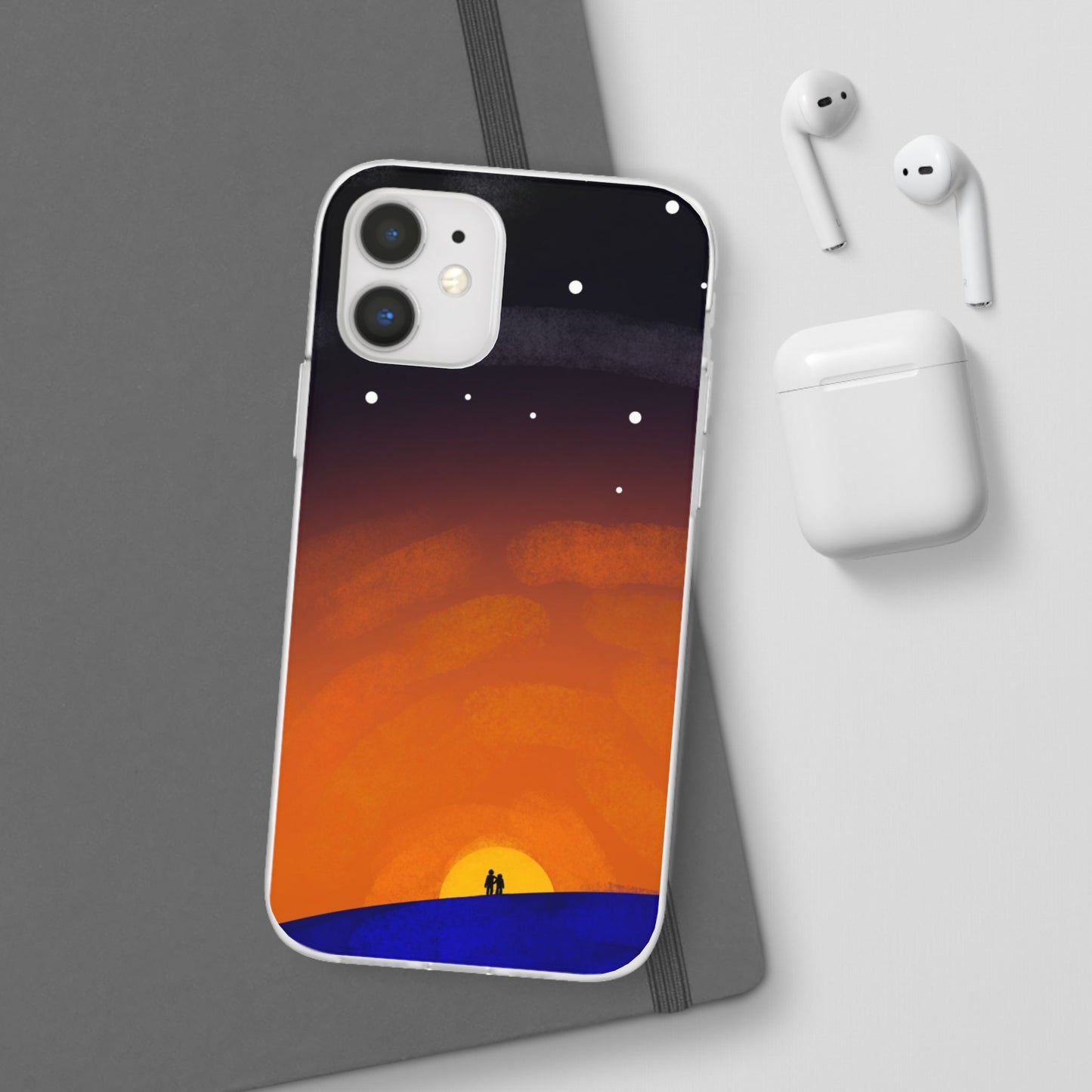 Romantic Sunset Flexi Case - Perfect Gift for Couples