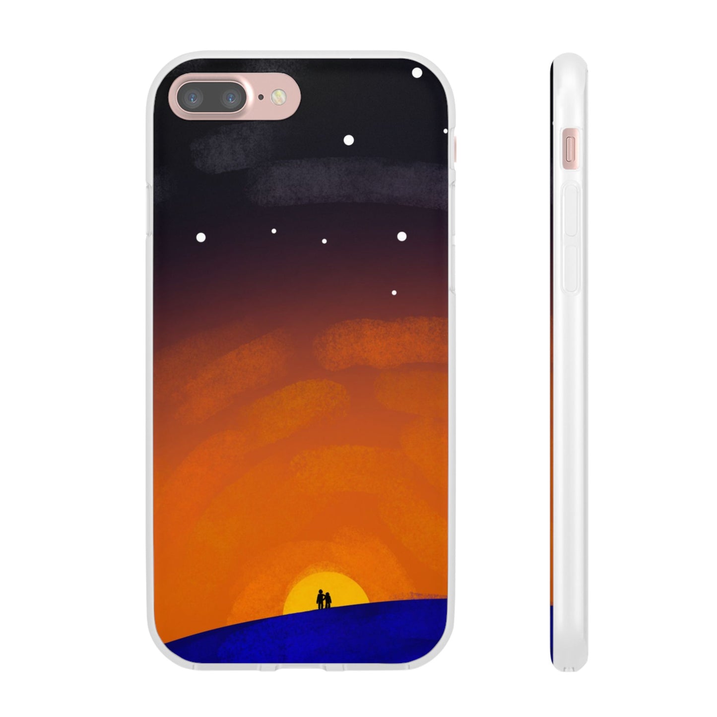 Romantic Sunset Flexi Case - Perfect Gift for Couples