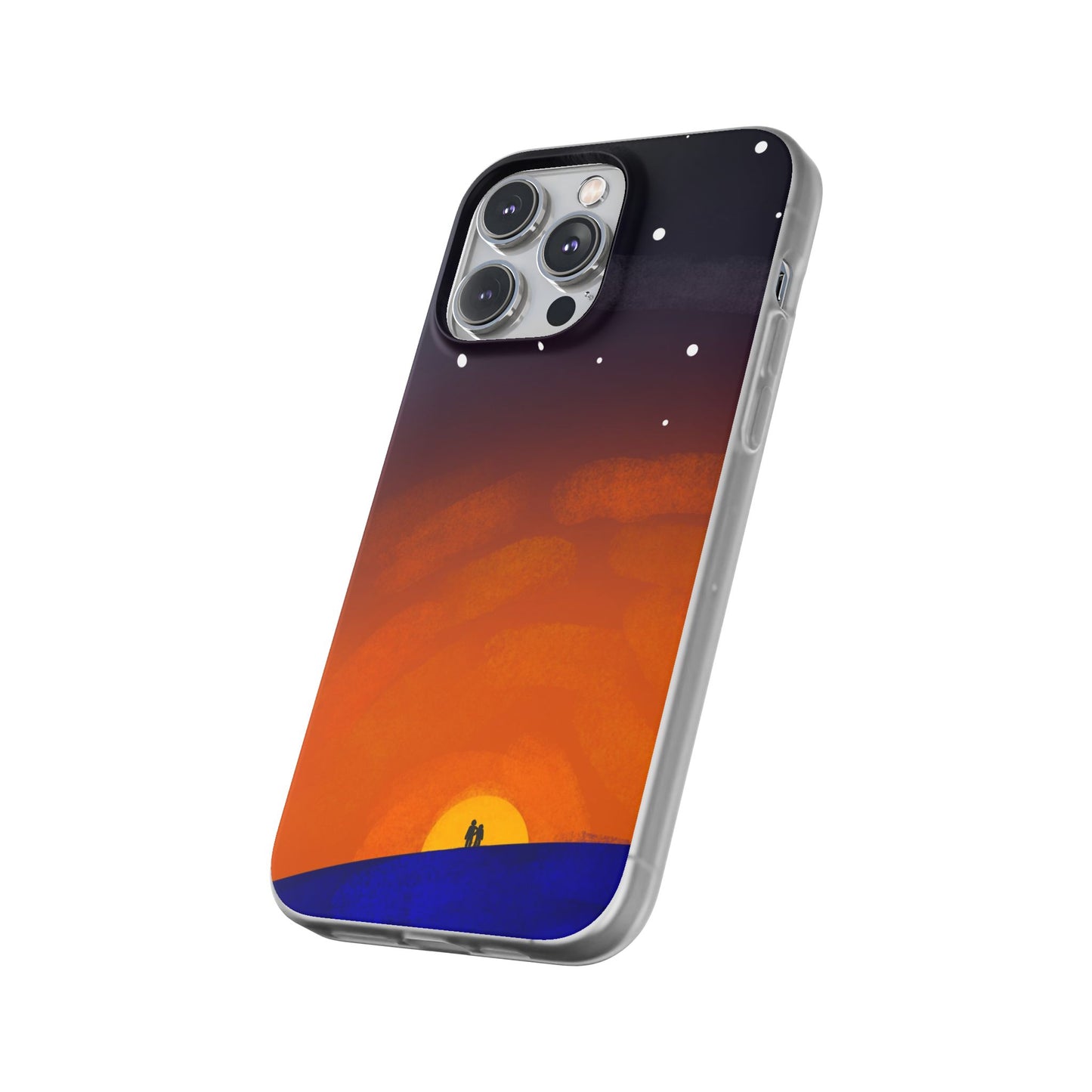 Romantic Sunset Flexi Case - Perfect Gift for Couples